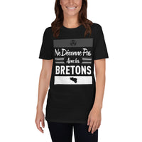 Thumbnail for T-shirt Bretagne gris foncé chiné - Ne déconne pas avec les Bretons