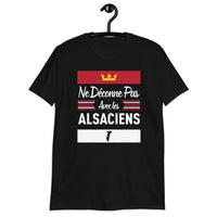 Thumbnail for T-shirt Alsace gris foncé chiné - Ne déconne pas avec humour