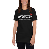 Thumbnail for T-shirt Normands bleu marine - Les Normands répondirent on dit S'il vous plait