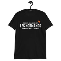 Thumbnail for T-shirt Normands gris foncé chiné - Les Normands répondirent on dit S'il vous plait