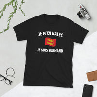 Thumbnail for T-shirt Normand noir - Je m'en Balec avec humour