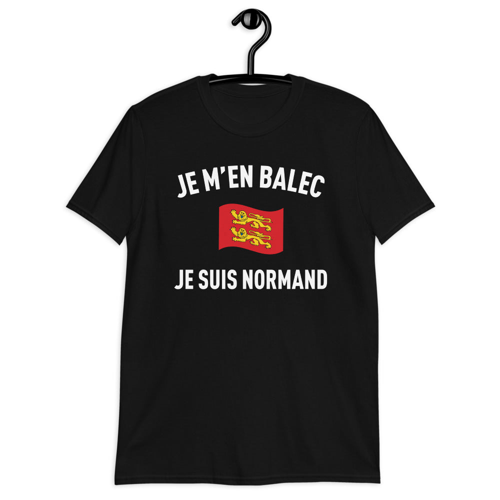 T-shirt Normand gris foncé chiné - Je m'en Balec avec humour