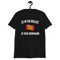 Thumbnail for T-shirt Normand gris foncé chiné - Je m'en Balec avec humour