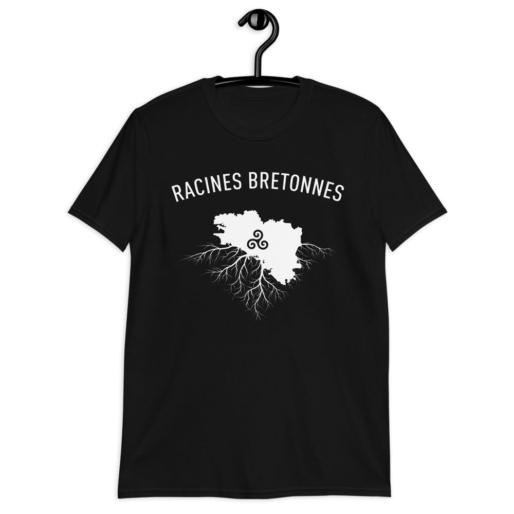 T-shirt Bretagne bleu marine dos - Racines bretonnes en humour