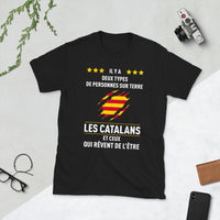 Thumbnail for Catalans, Il y a deux types de personnes - T-shirt standard - Ici & Là - T-shirts & Souvenirs de chez toi