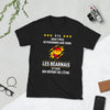 T-shirt Béarnais noir - Deux types de personnes humoristique
