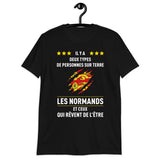 Normands, Il y a deux types de personnes - T-shirt standard - Ici & Là - T-shirts & Souvenirs de chez toi
