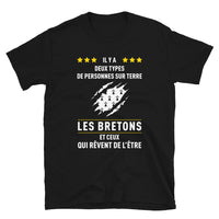 Thumbnail for Bretons, Il y a deux types de personnes - T-shirt standard - Ici & Là - T-shirts & Souvenirs de chez toi