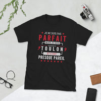 Thumbnail for T-shirt Toulon noir - Je ne suis pas parfait supporter