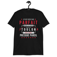 Thumbnail for T-shirt Toulon gris foncé chiné - Je ne suis pas parfait supporter