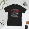 T-shirt supporter Catalan noir - Je ne suis pas parfait