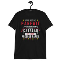 Thumbnail for T-shirt supporter Catalan gris foncé chiné - Je ne suis pas parfait