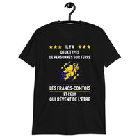 Thumbnail for Deux types de personnes les Franc-Comtois - T-shirt standard - Ici & Là - T-shirts & Souvenirs de chez toi