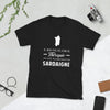 T-shirt Sardaigne noir - Pas besoin de thérapie