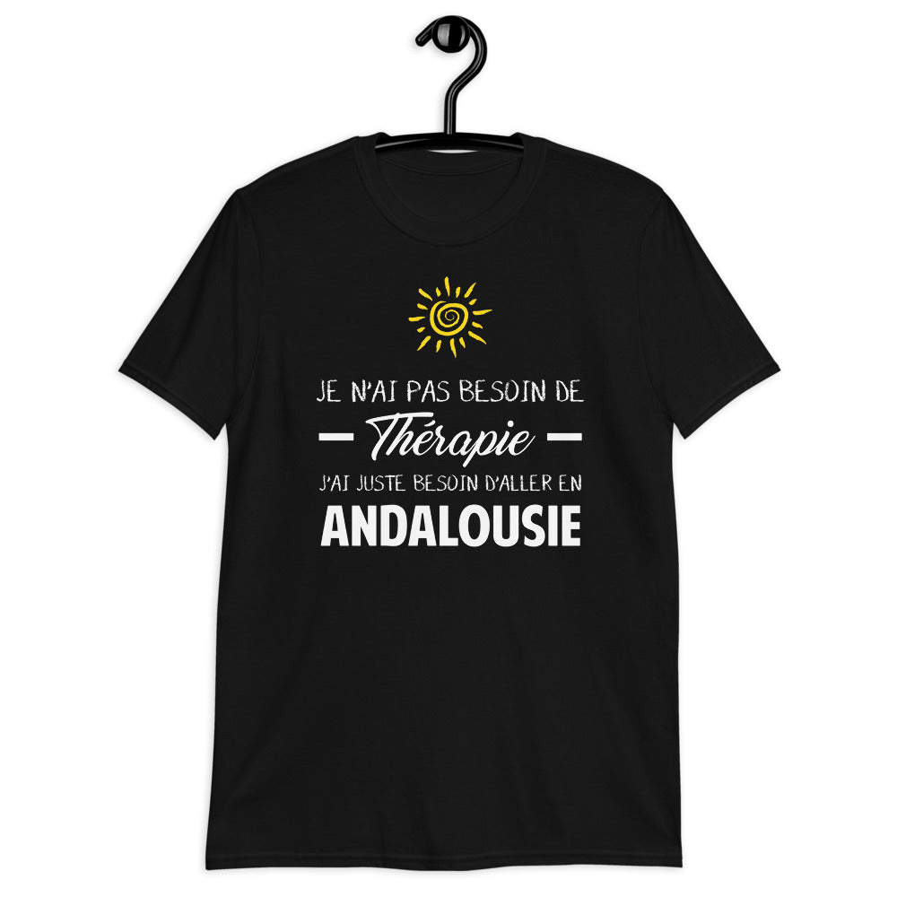 T-shirt Espagne bleu marine dos - Pas besoin de thérapie