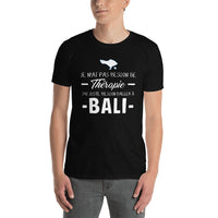 Thumbnail for T-shirt Bali noir dos - Pas besoin de thérapie
