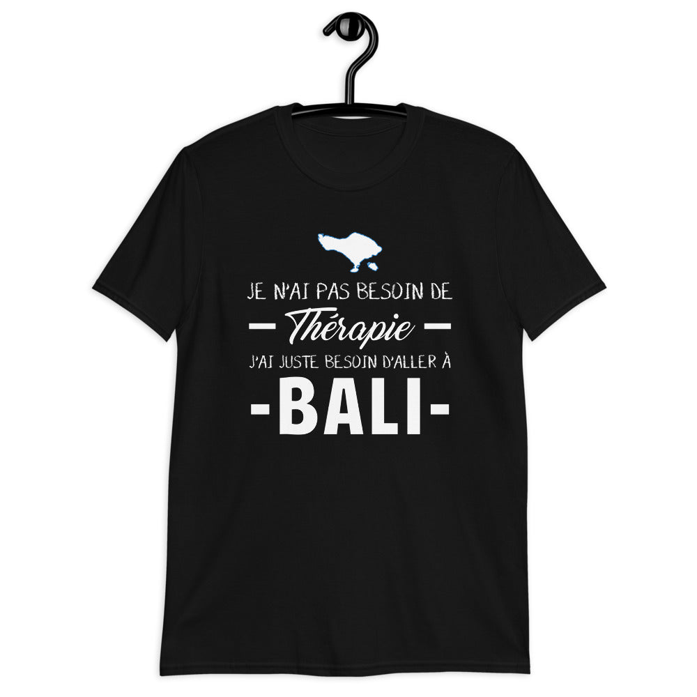 T-shirt Bali gris foncé chiné - Pas besoin de thérapie