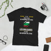 T-shirt Bulgarie noir - Deux types de personnes, les Bulgares et ceux qui rêvent de l'être