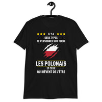 Thumbnail for Deux types de personnes, les Polonais et ceux qui rêvent de l'être - T-shirt standard - Ici & Là - T-shirts & Souvenirs de chez toi