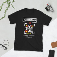 Thumbnail for T-shirt Béarn noir - Pass sanitaire évident