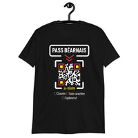 Thumbnail for T-shirt Béarn bleu marine dos - Pass sanitaire évident