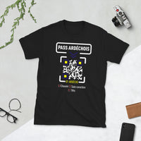 Thumbnail for T-shirt Ardéchois noir - Fierté locale avec humour