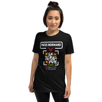 Thumbnail for T-shirt Normandie noir dos - design humoristique sur les origines