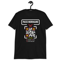 Thumbnail for T-shirt Normandie bleu marine dos - design humoristique sur les origines