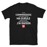 Commingeois, je ne ferme pas ma gueule - T-shirt humour standard - Haute-Garonne - Ici & Là - T-shirts & Souvenirs de chez toi