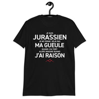 Thumbnail for T-shirt Jura noir dos - Je ne ferme pas ma gueule