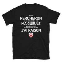 Thumbnail for T-shirt Percheron bleu marine - Je ne ferme pas ma gueule