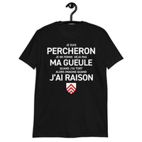 Thumbnail for T-shirt Percheron bleu marine dos - Je ne ferme pas ma gueule