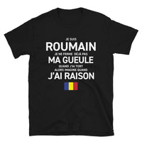 Thumbnail for T-shirt Roumain bleu marine - Je ne ferme pas ma gueule