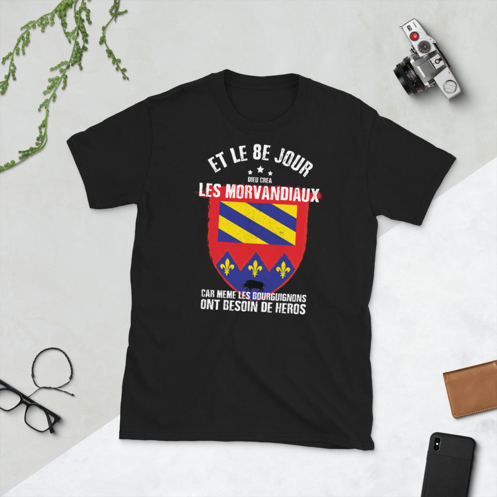 T-shirt Bourgogne noir - Humour des Morvandiaux