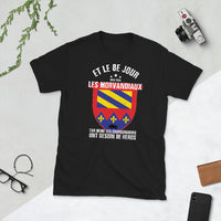 Thumbnail for T-shirt Bourgogne noir - Humour des Morvandiaux