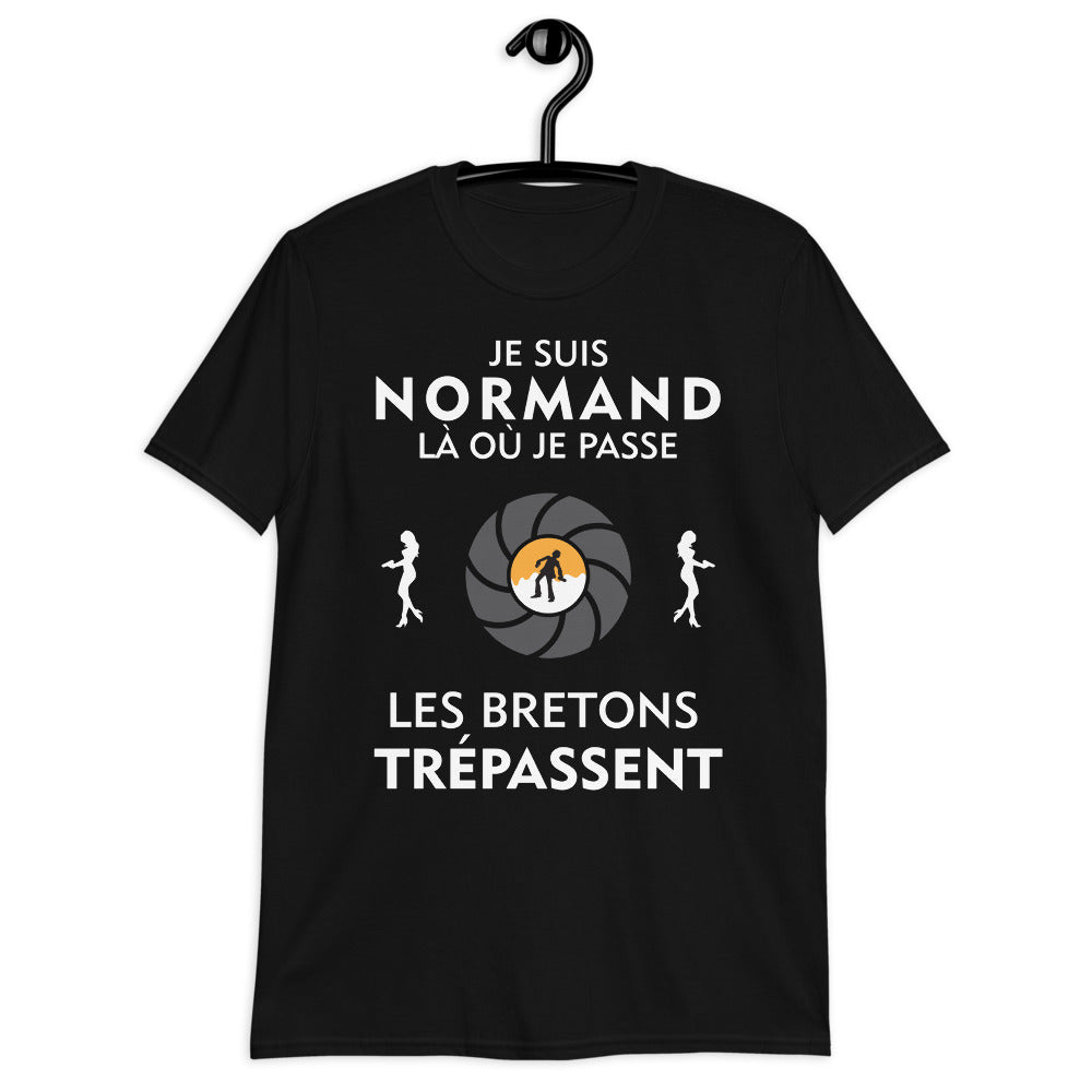 T-shirt Normand bleu marine - Je suis Normand là où je passe