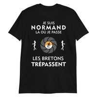 Thumbnail for T-shirt Normand bleu marine dos - Je suis Normand là où je passe