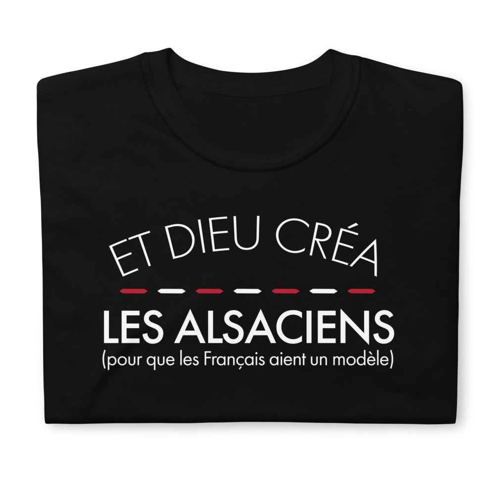 T-shirt Alsace noir - Fierté et humour alsacien