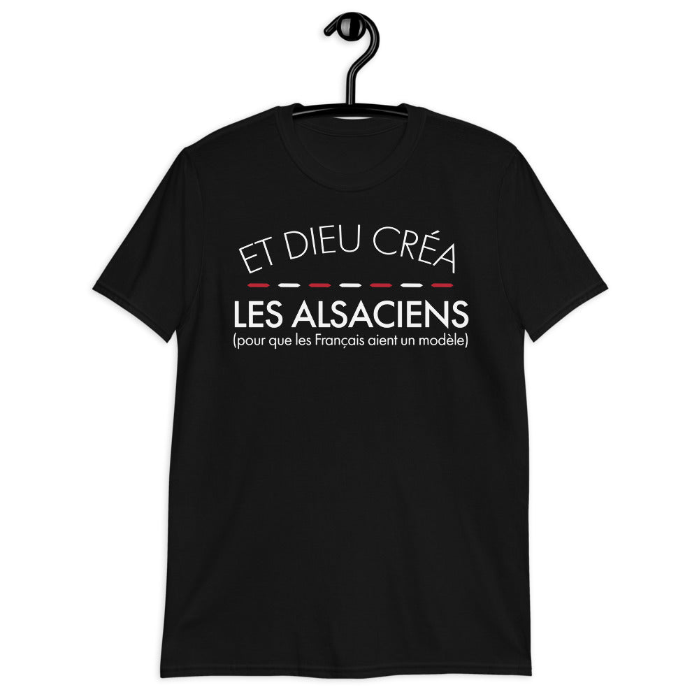 T-shirt Alsace gris foncé chiné - Fierté et humour alsacien