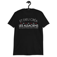 Thumbnail for T-shirt Alsace gris foncé chiné - Fierté et humour alsacien