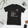 T-shirt Bretagne noir - Apéro champions du Monde