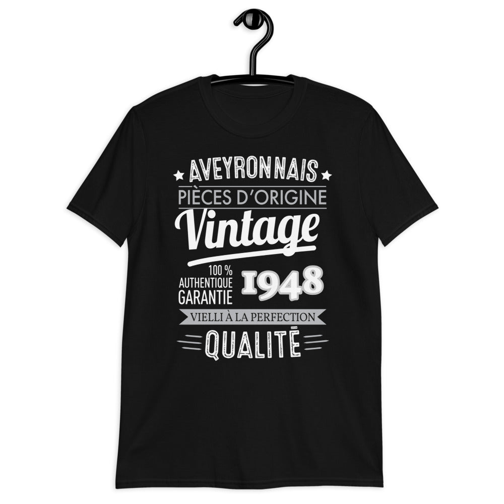 AVEYRONNAIS VINTAGE - T-shirt avec année personnalisable