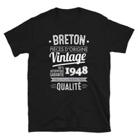 Thumbnail for Breton Vintage année de naissance personnalisable - T-shirt standard à personnaliser