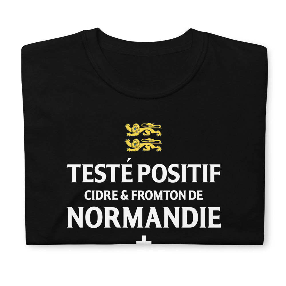 Testé positif, cidre et fromton de Normandie - T-shirt standard