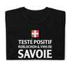 T-shirt Savoie noir - Fierté du reblochon et des vins