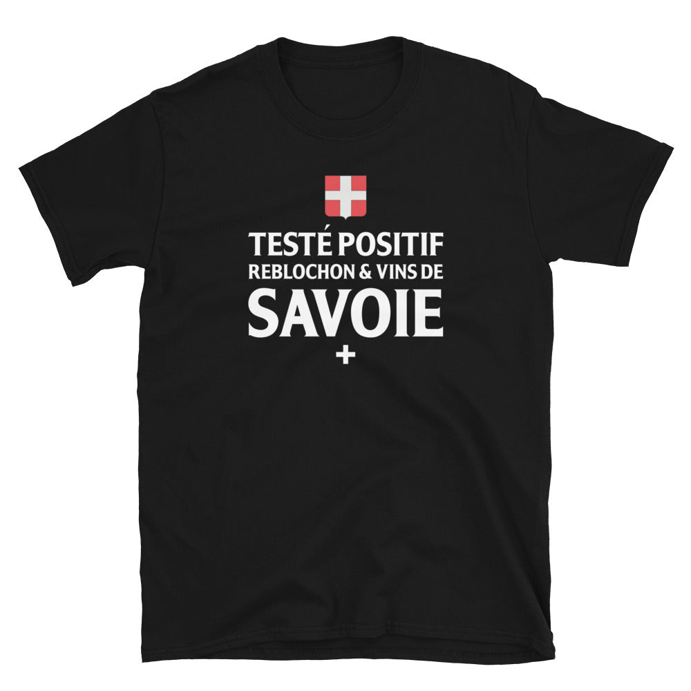 T-shirt Savoie bleu marine dos - Fierté du reblochon et des vins