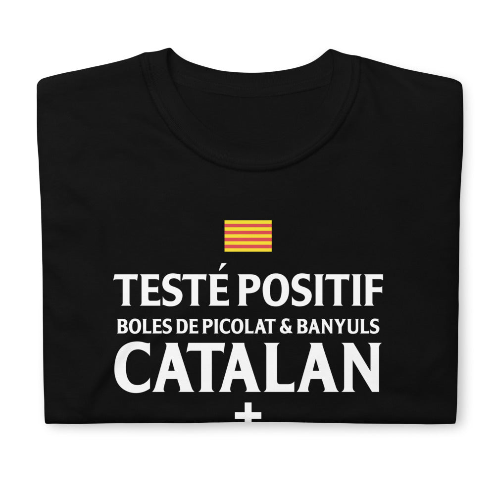 T-shirt catalan gris foncé chiné - Positif Boles de Picolat