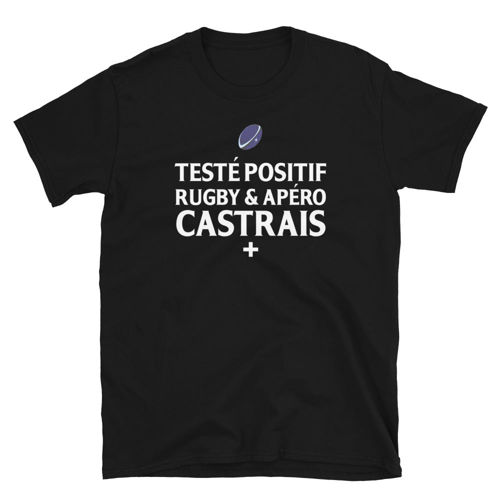 T-shirt Tarn noir dos - Positif rugby et apéro
