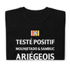 T-shirt Ariège noir - Positif Mounjetado humoristique