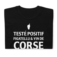 Thumbnail for T-shirt Corse noir - Positif Figatellu et Vin de Corse